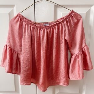 Charlotte Russe coral blouse